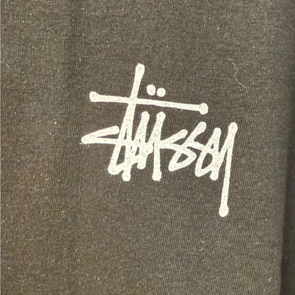 Stussy Black Short Sleeve Tee-like new - Picture 4 of 4